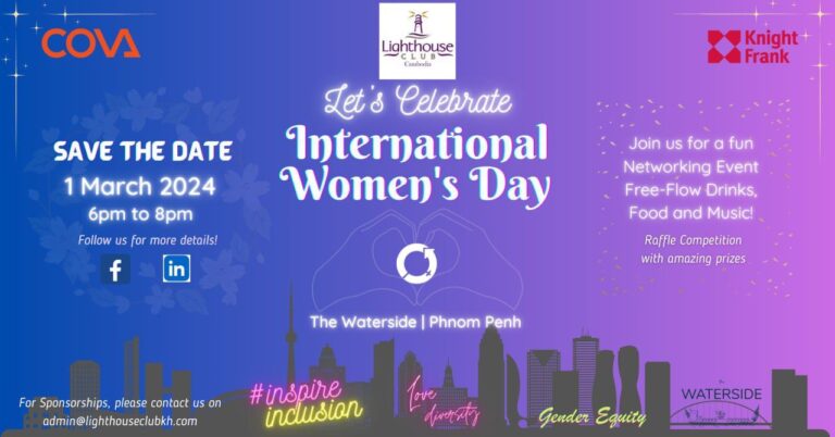 Lighthouse Club Cambodia Hosts Networking Event for International Women’s Day