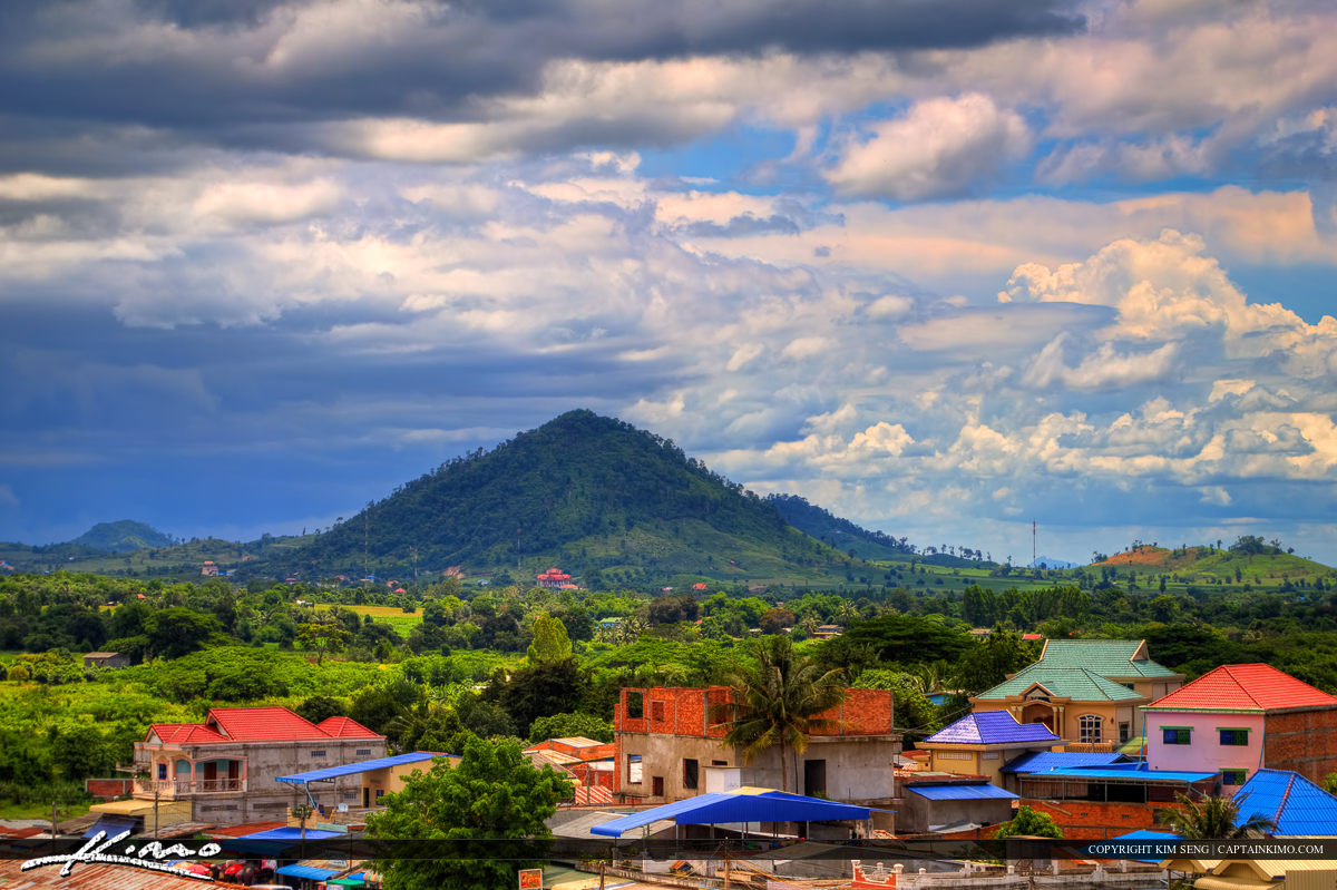 Pailin Mountains from Local Village in Cambodia